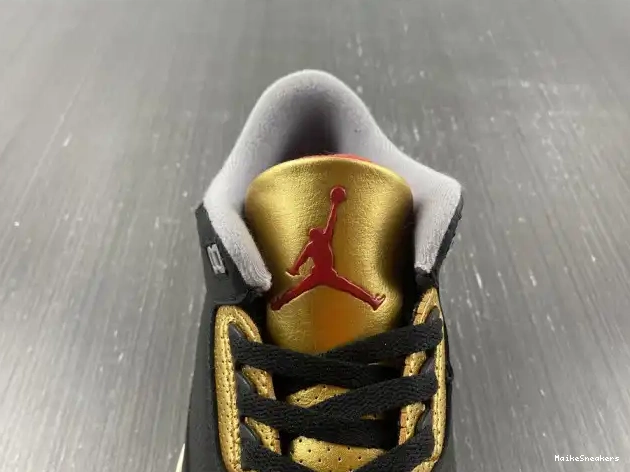 MaikeSneakers WMNS Gold Black 3 CK9246-067 Air Jordan 0530